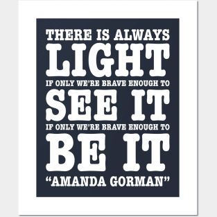 Amanda Gorman Quotes Posters and Art